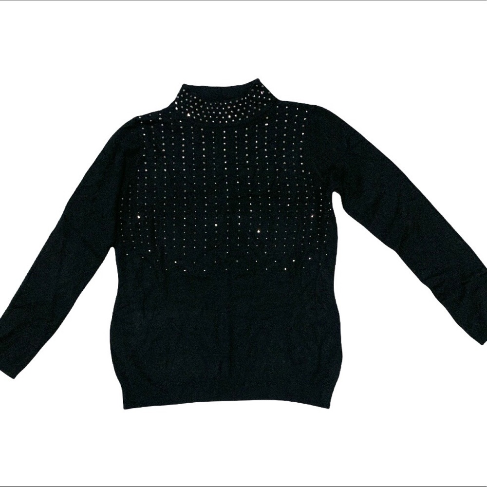 LIQUID by SIONI WOMAN SWEATER PULLOVER SIZE PL